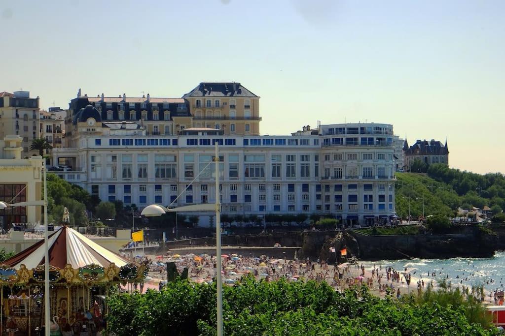 Appartement Le Sahel - Vue Imprenable Sur L'Ocean ビアリッツ エクステリア 写真