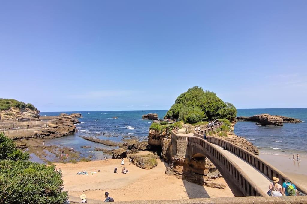 Appartement Le Sahel - Vue Imprenable Sur L'Ocean ビアリッツ エクステリア 写真