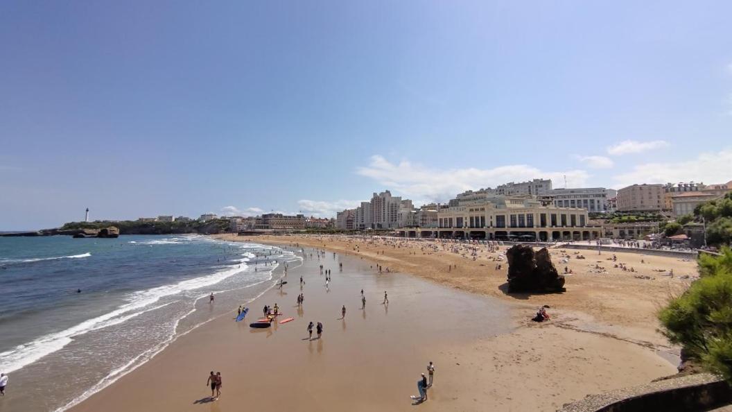 Appartement Le Sahel - Vue Imprenable Sur L'Ocean ビアリッツ エクステリア 写真