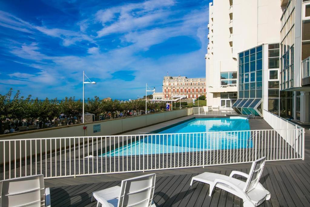 Appartement Le Sahel - Vue Imprenable Sur L'Ocean ビアリッツ エクステリア 写真